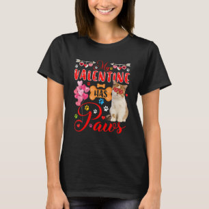 Min Valentine har Tass Cute British Shorthair Cat  T Shirt