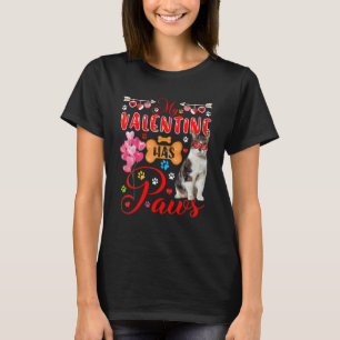 Min Valentine har Tass Cute Crossbrec Cat Sunglass T Shirt