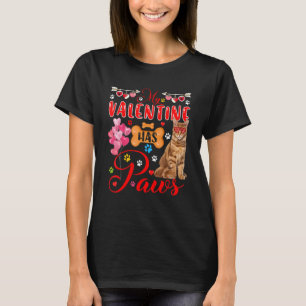 Min Valentine har Tass Cute Maine Coon Cat Sunglas T Shirt