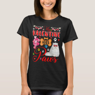 Min Valentine har Tass Cute Persian Cat Sunglass T Shirt