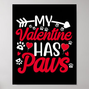 Min Valentine har Tass från Hund älskare Poster