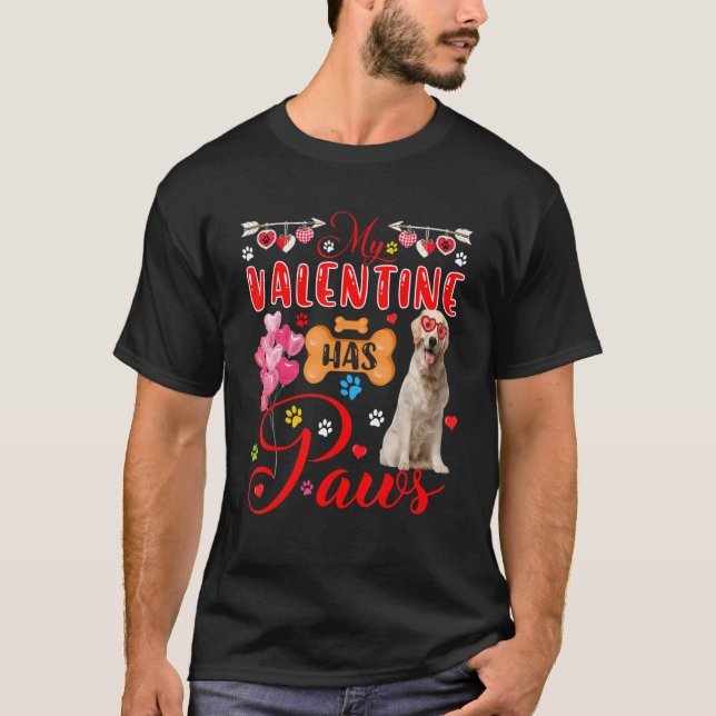 Min Valentine har Tass Labrador Retriever Sunglass T Shirt (Framsida)