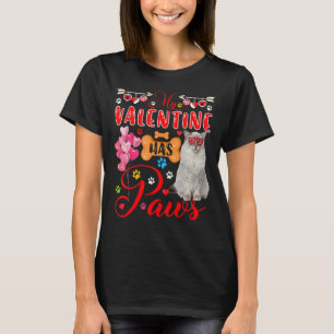 Min Valentine har Tassar Cute Ragdoll Cat Sunglass T Shirt
