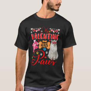 Min Valentine har Tassar Cute Ragdoll Cat Sunglass T Shirt