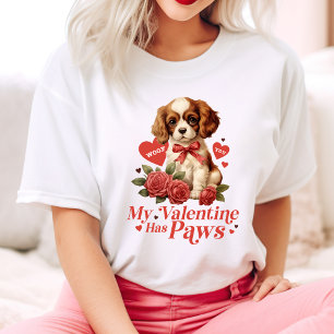 Min Valentine har Tassar Cute Vintage T Shirt
