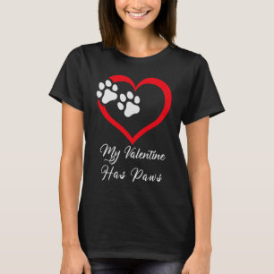 Min Valentine har Tassar Red Heart Tass Apparat T Shirt