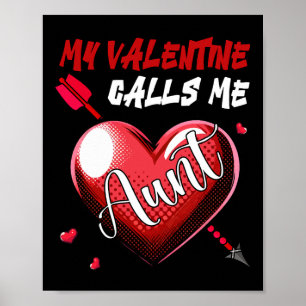 Min Valentine kallar mig faster Familjens Alla Hjä Poster