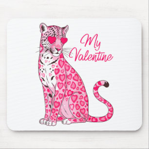 Min Valentine söta leopard hjärta kärlek Valentine Musmatta