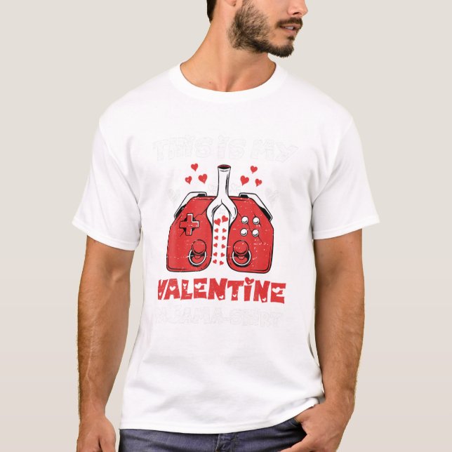 Min Valentines day Pajama T Shirt (Framsida)
