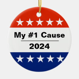 Min valfråga 2024 julgransprydnad keramik