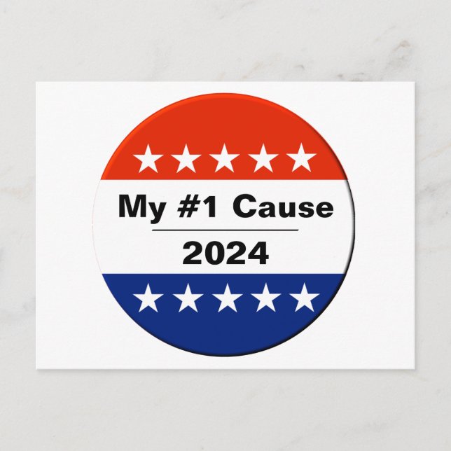 Min valfråga 2024 vykort (Framsida)