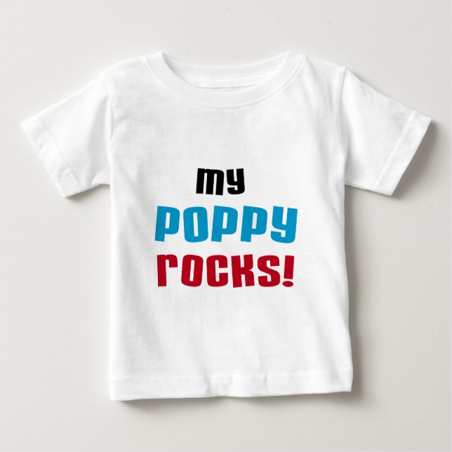 Min vallmo Sten T-shirts och presenter (Framsida)