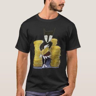 Min valuta är bara choklad guld mynt t shirt