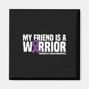 Min vän är en krigare, pankreascancermedvetenhet magnet
