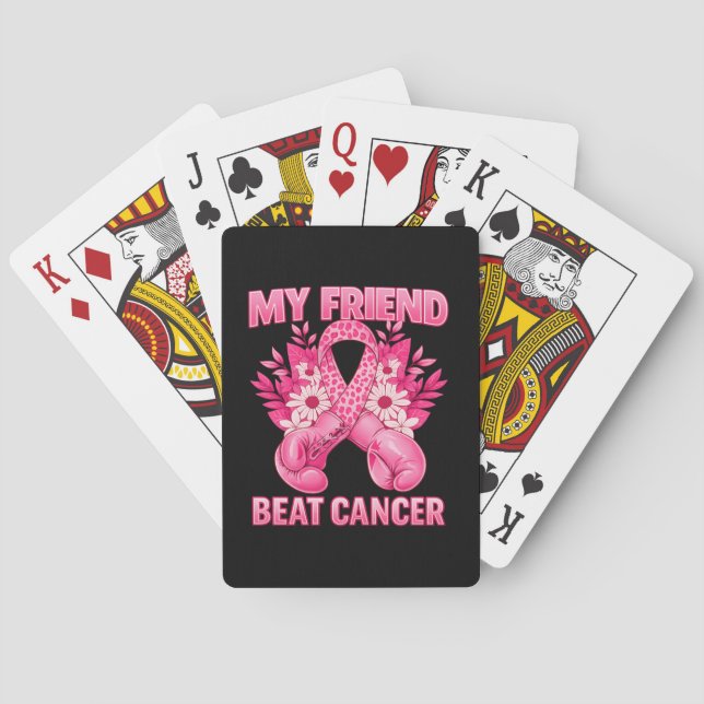 Min vän besegrade cancer casinokort (Baksidan)