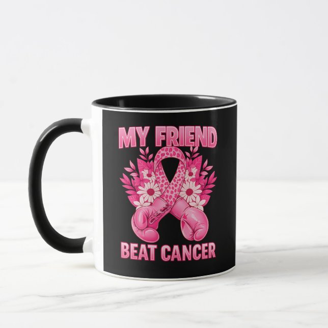 Min vän besegrade cancer mugg (Vänster)