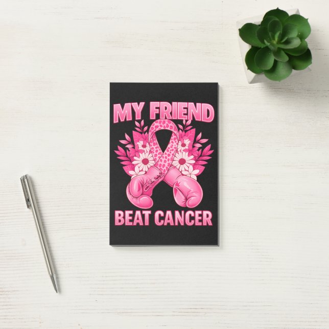 Min vän besegrade cancer post-it block (Kontor)