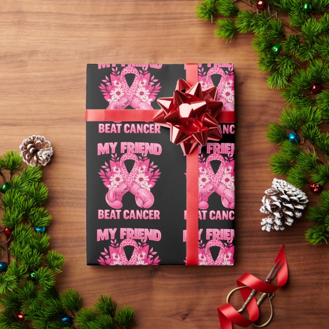 Min vän besegrade cancer presentpapper (Julgåva)
