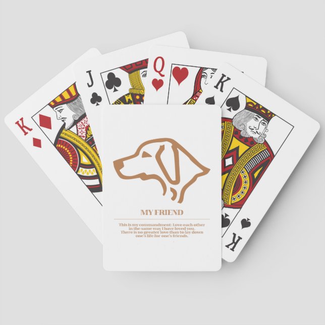 Min vän casinokort (Baksidan)