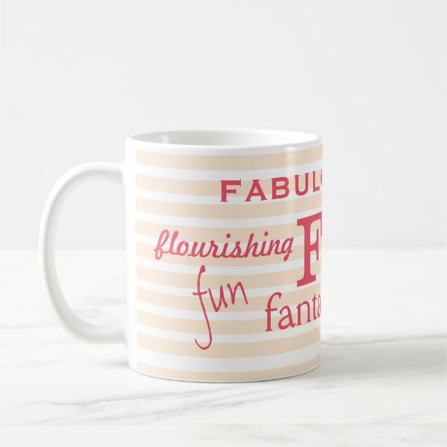 Min vän Fabulously femtio (muggen) Kaffemugg (Vänster)