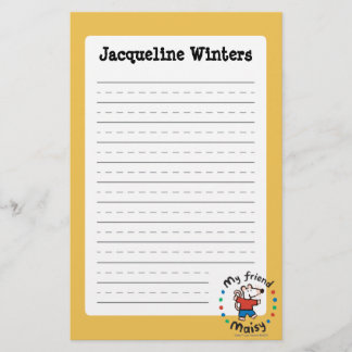 Min vän färgrika Maisy cirklar design Brevpapper