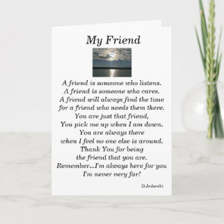 Min vän kort