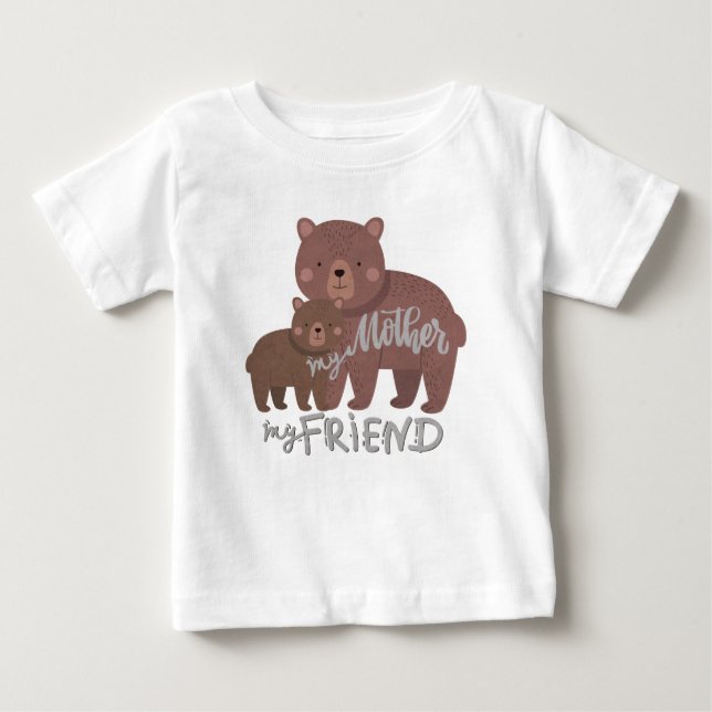 Min vän Mor T Shirt (Framsida)