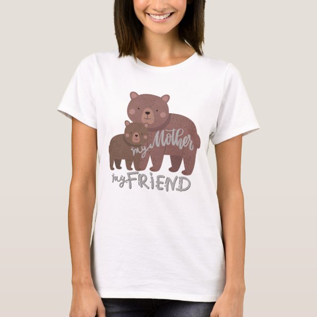 Min vän Mor T-Shirt (Framsida)