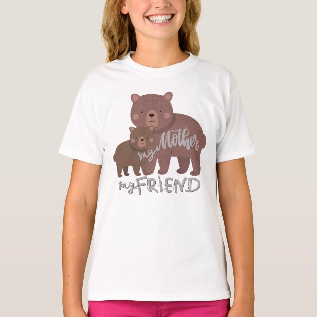 Min vän Mor T-Shirt (Framsida)