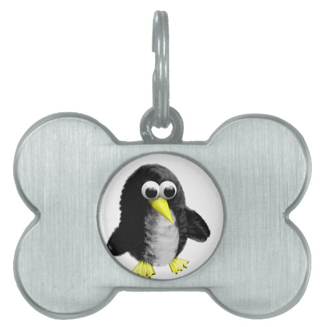 Min vän Pingguin Namnbricka Husdjur (Framsidan)