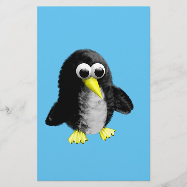 Min vän pingvinen brevpapper (Framsida)