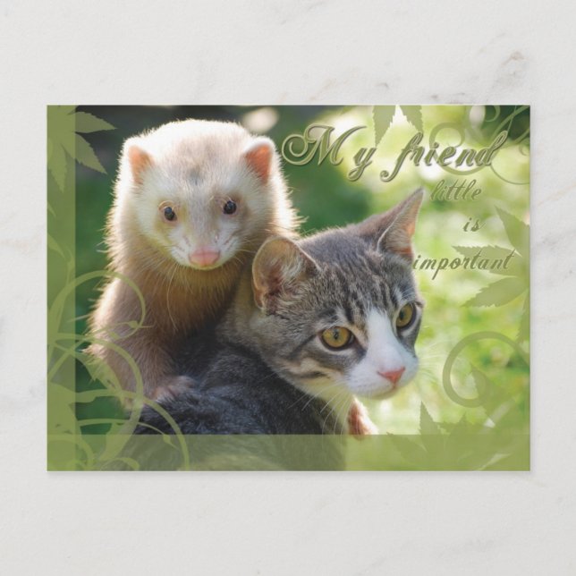 Min vän vykort (Framsida)