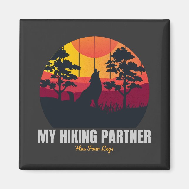 Min vandringspartner har fyra ben magnet (Framsidan)