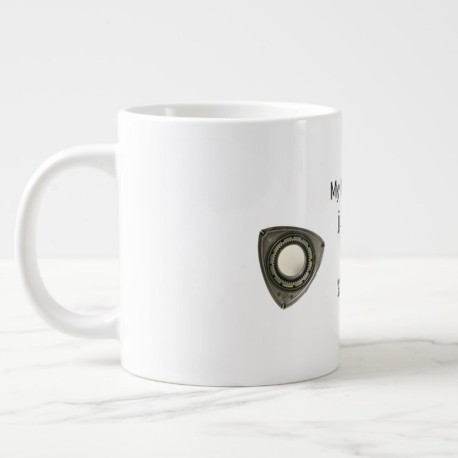 Min vankel... roterande motor jumbo mugg (Vänster)
