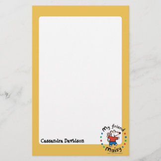 Min vänliga, färgstarka cirkeldesign brevpapper