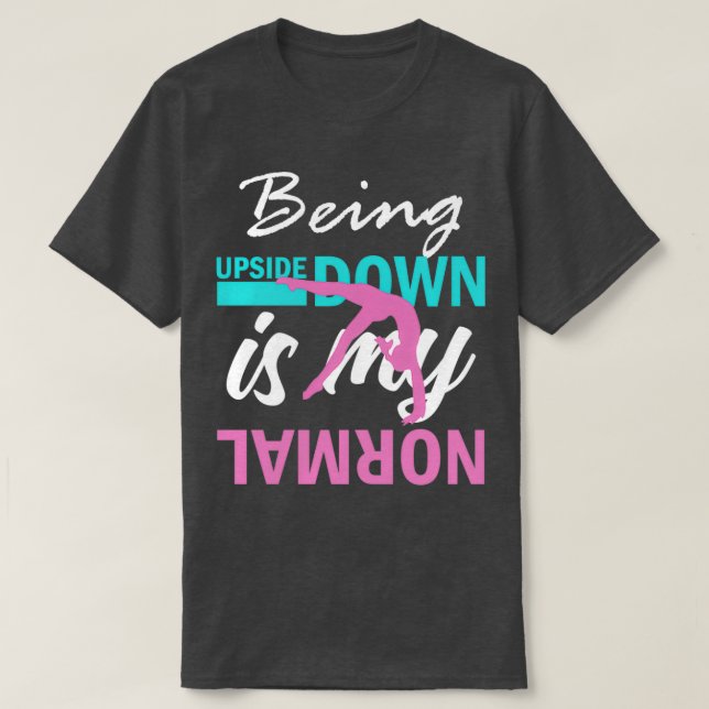 Min vanliga Gymnastics Funny Girl. T Shirt (Design framsida)