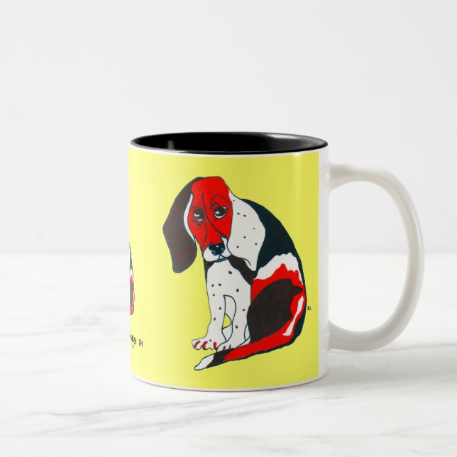 Min vänräkningmugg Två-Tonad mugg (Höger)