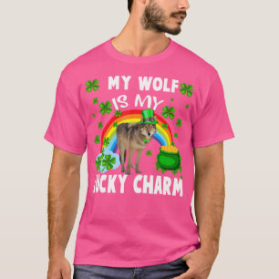 Min Varg är min lyckliga charm Lycklig St patrick' T Shirt