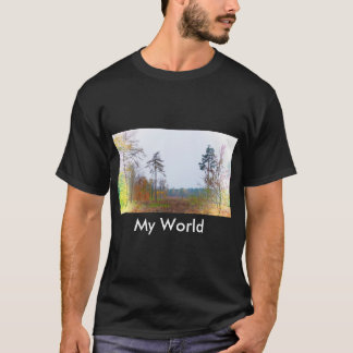 Min värld vår världst-skjorta tee shirt