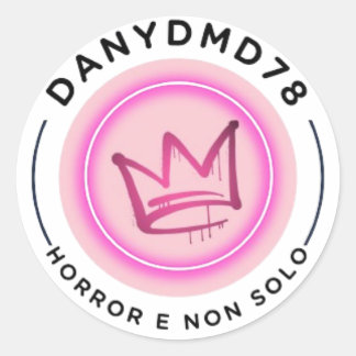 Min varumärke runt klistermärke