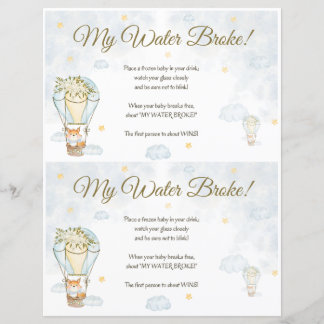 Min Vatten Fattig! Barnstödsspel