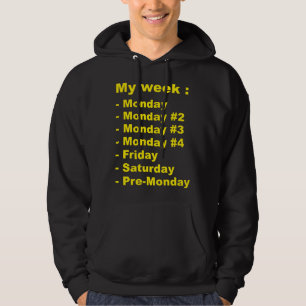 Min vecka hoodie