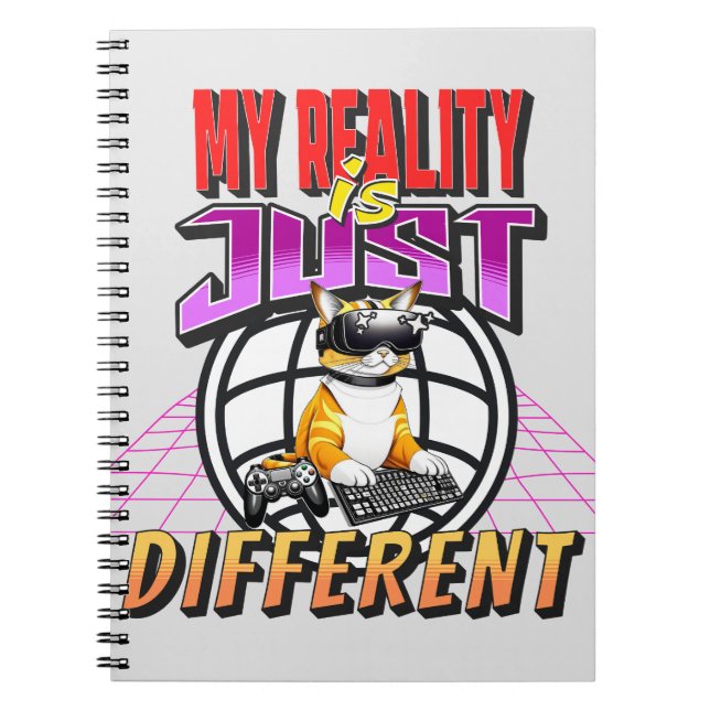 MIN VERKLIGHET ÄR BARA OLIKA! ANTECKNINGSBOK (Framsidan)