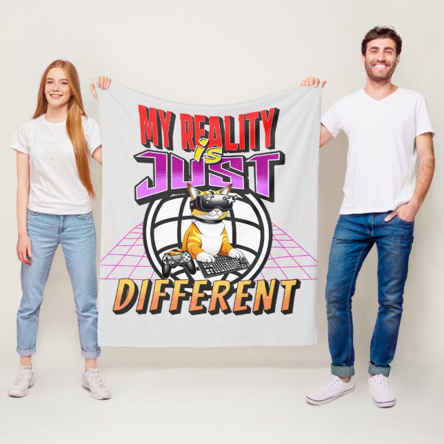 MIN VERKLIGHET ÄR BARA OLIKA! FLEECEFILT (På plats)