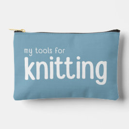 Min Verktyg för Knitting Notions Pouch Bag