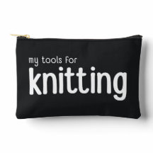 Min Verktyg för Knitting Notions Pouch Bag