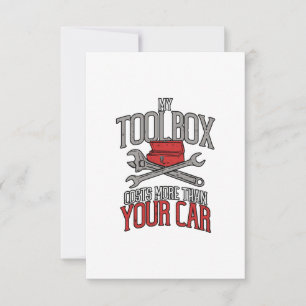 Min verktygslåda kostar mer än din bilmekaniska gå kort