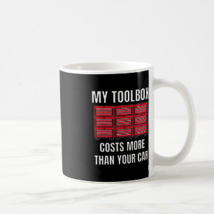 Min verktygslåda kostar mer än dina bilmekaniker f kaffemugg
