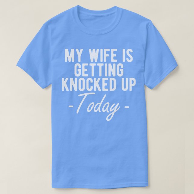 MIN VIFE FÅR I DAG KÄNDA UPP T SHIRT (Design framsida)