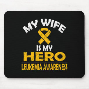 MIN VIFT ÄR MIN HERO LEUKEMIA MEDVETENHET T SHIRT MUSMATTA